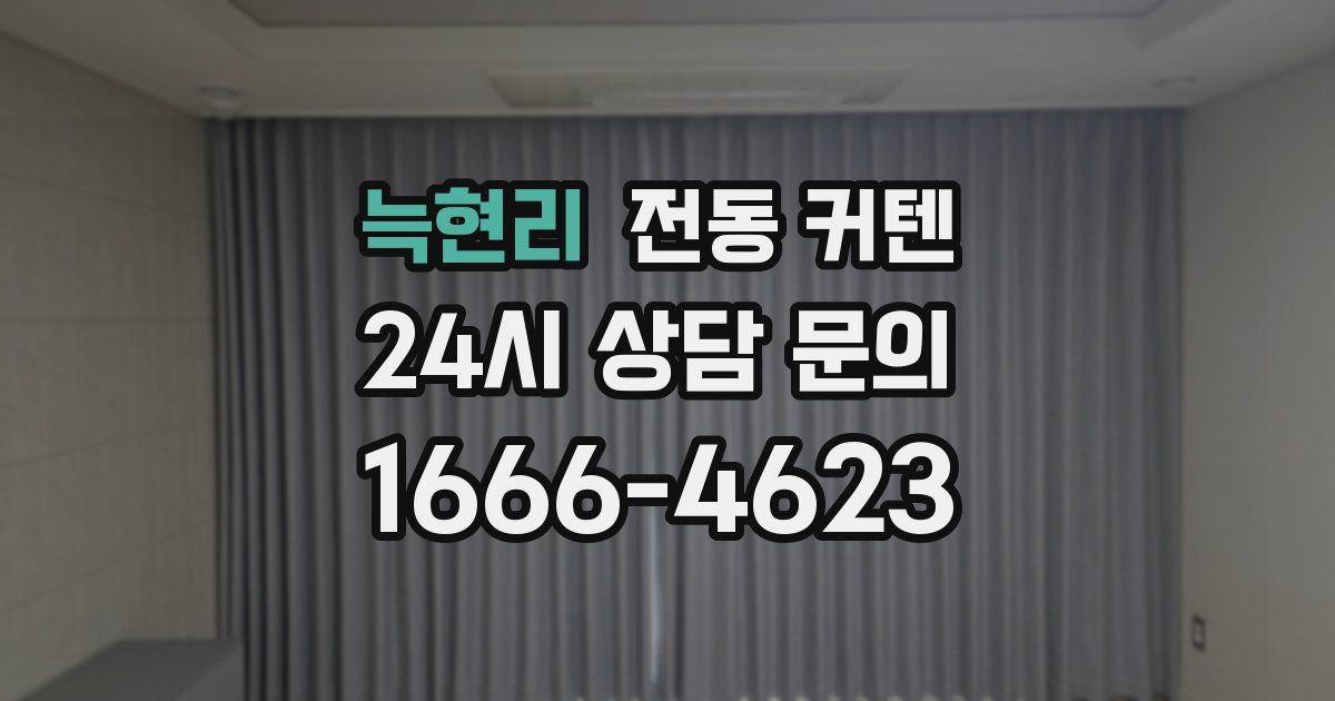 늑현리 전동 커텐