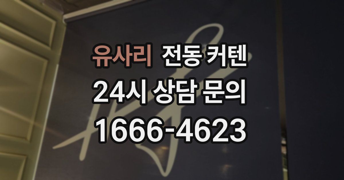 유사리 전동 커텐