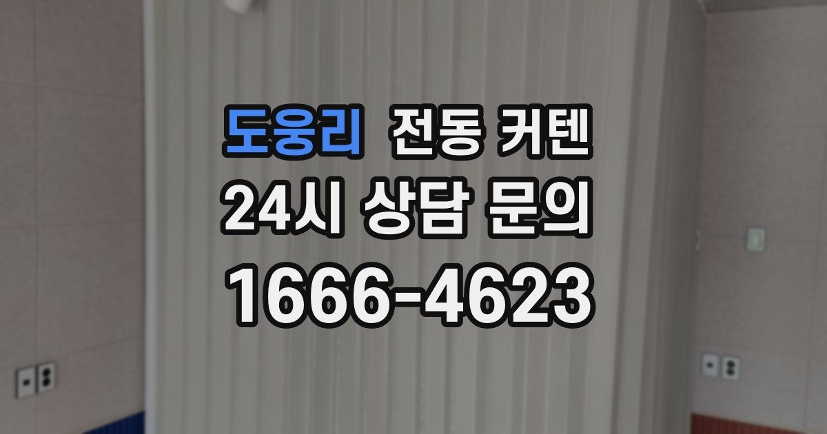 도웅리 전동 커텐