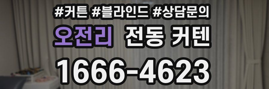 오전리 전동 커텐