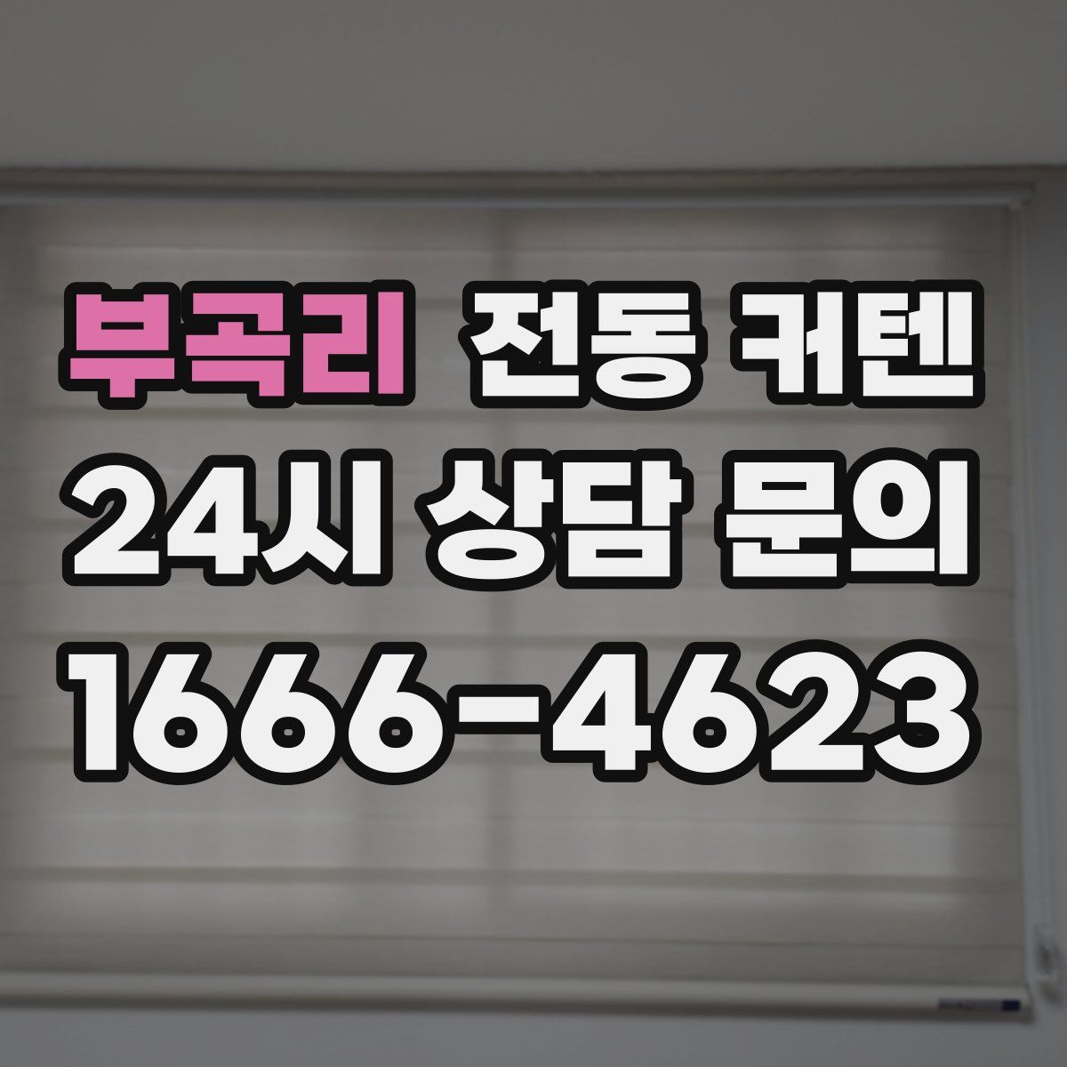 부곡리 전동 커텐
