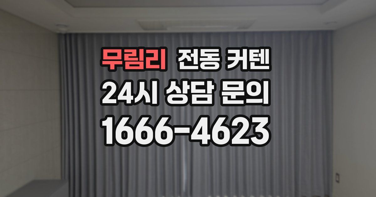 무림리 전동 커텐