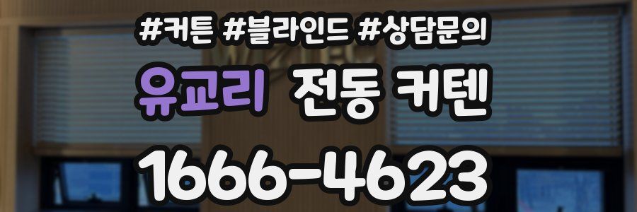 유교리 전동 커텐