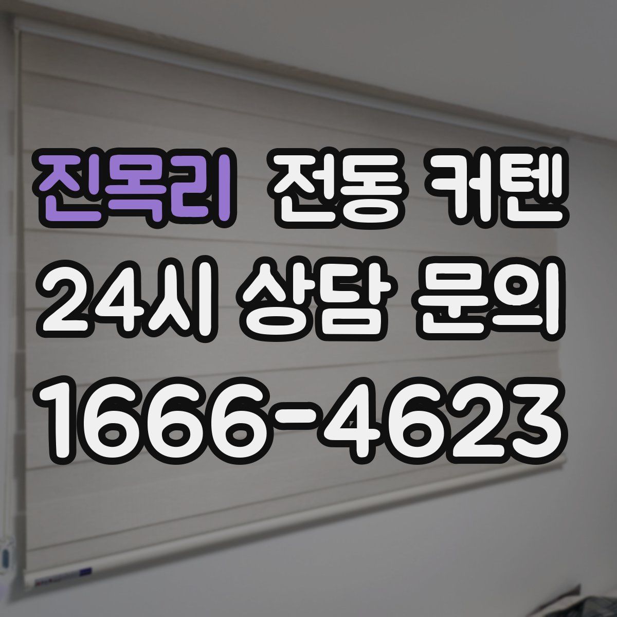 진목리 전동 커텐