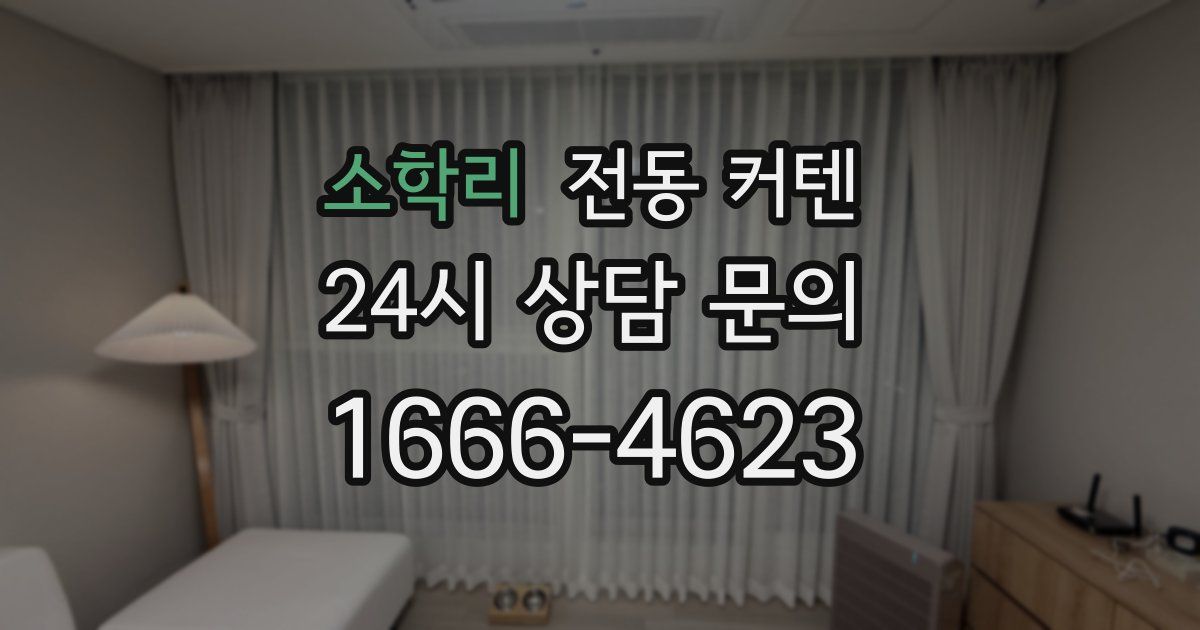 소학리 전동 커텐