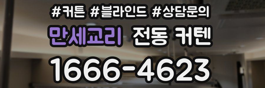 만세교리 전동 커텐