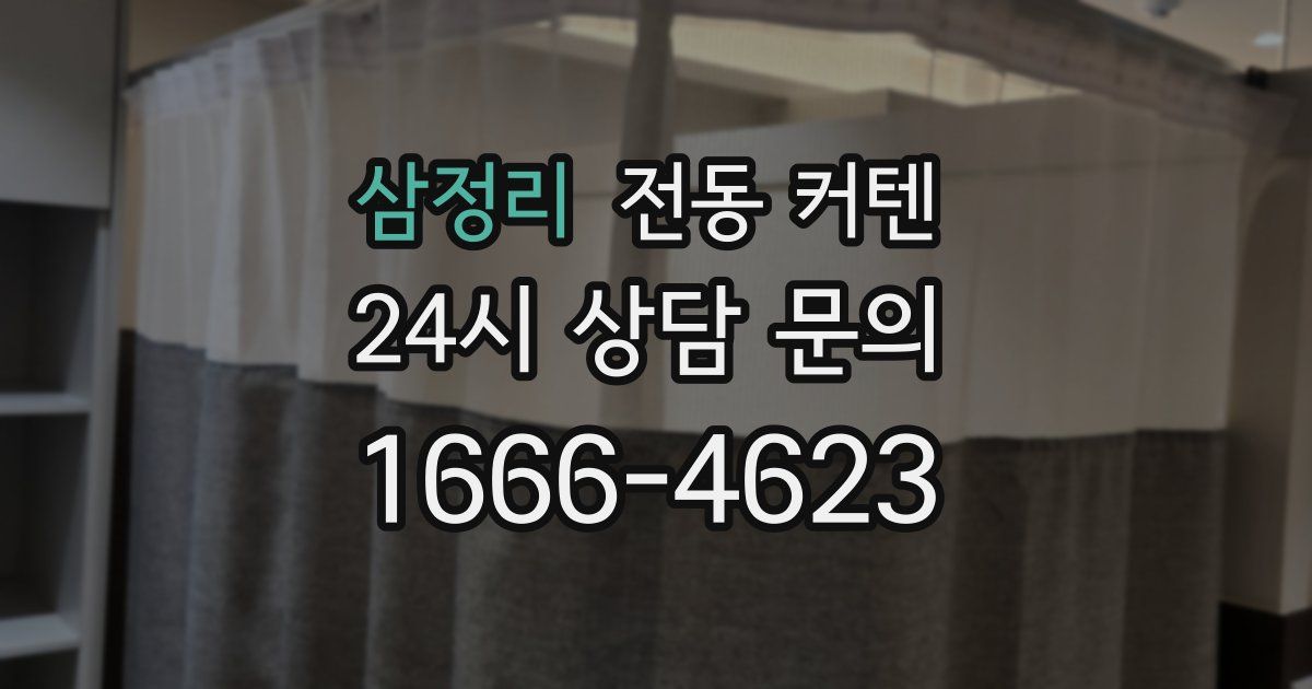 삼정리 전동 커텐