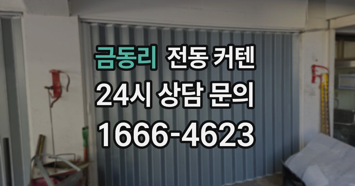 금동리 전동 커텐