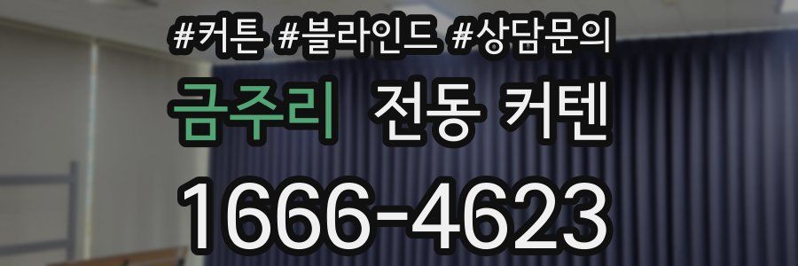 금주리 전동 커텐