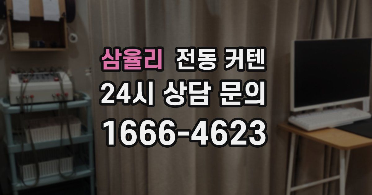 삼율리 전동 커텐