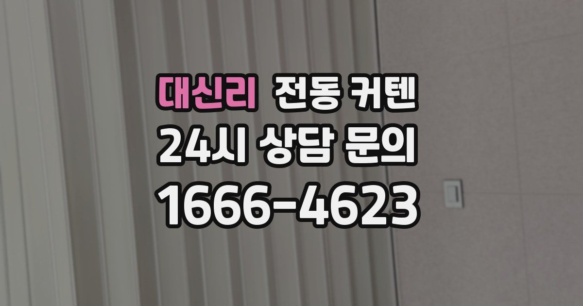 대신리 전동 커텐