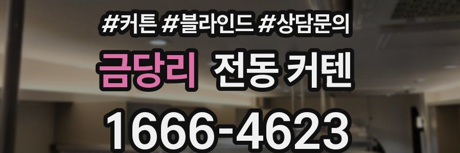 금당리 전동 커텐