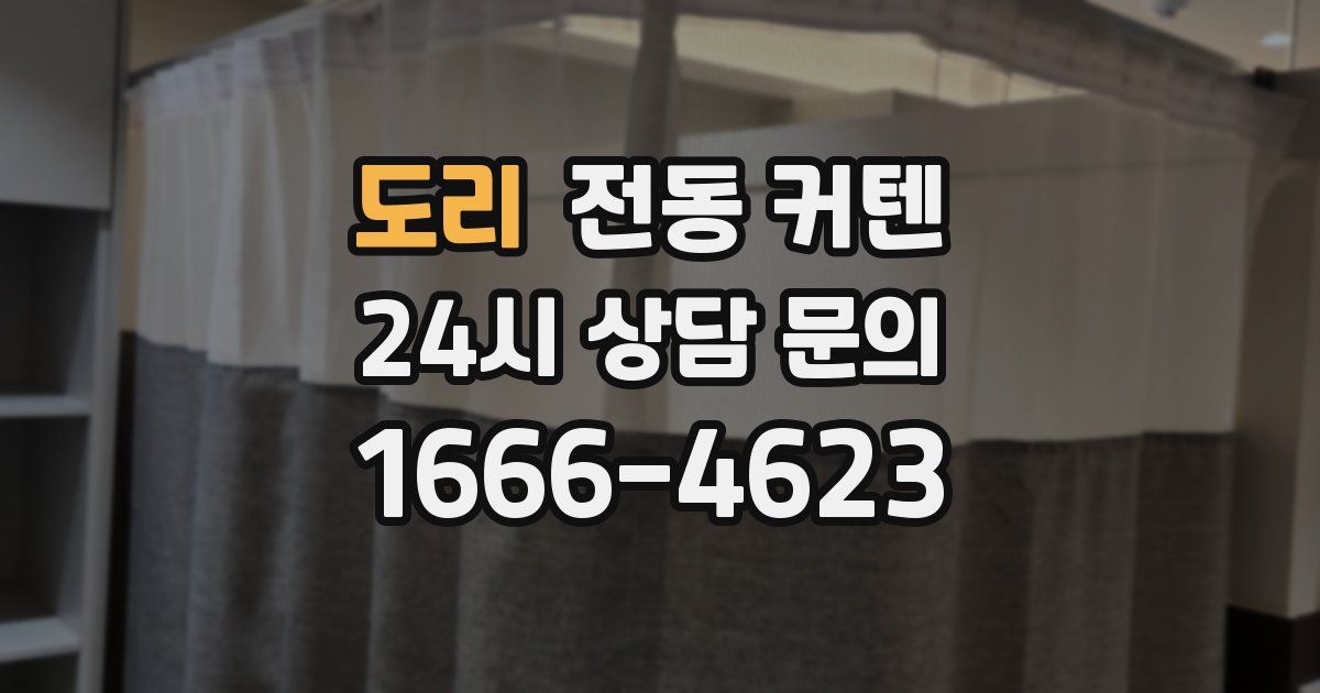 도리 전동 커텐