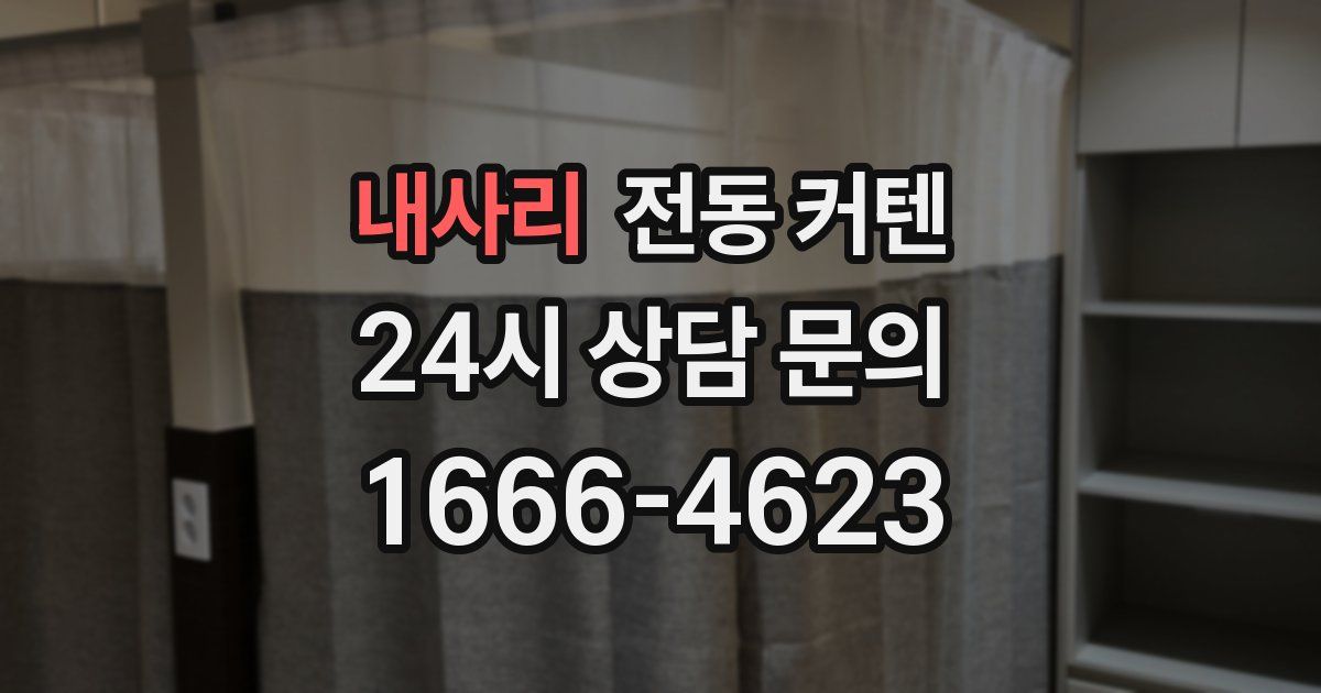 내사리 전동 커텐