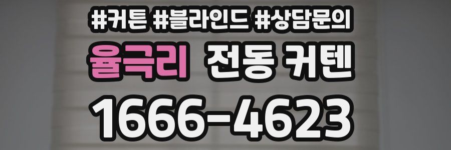 율극리 전동 커텐