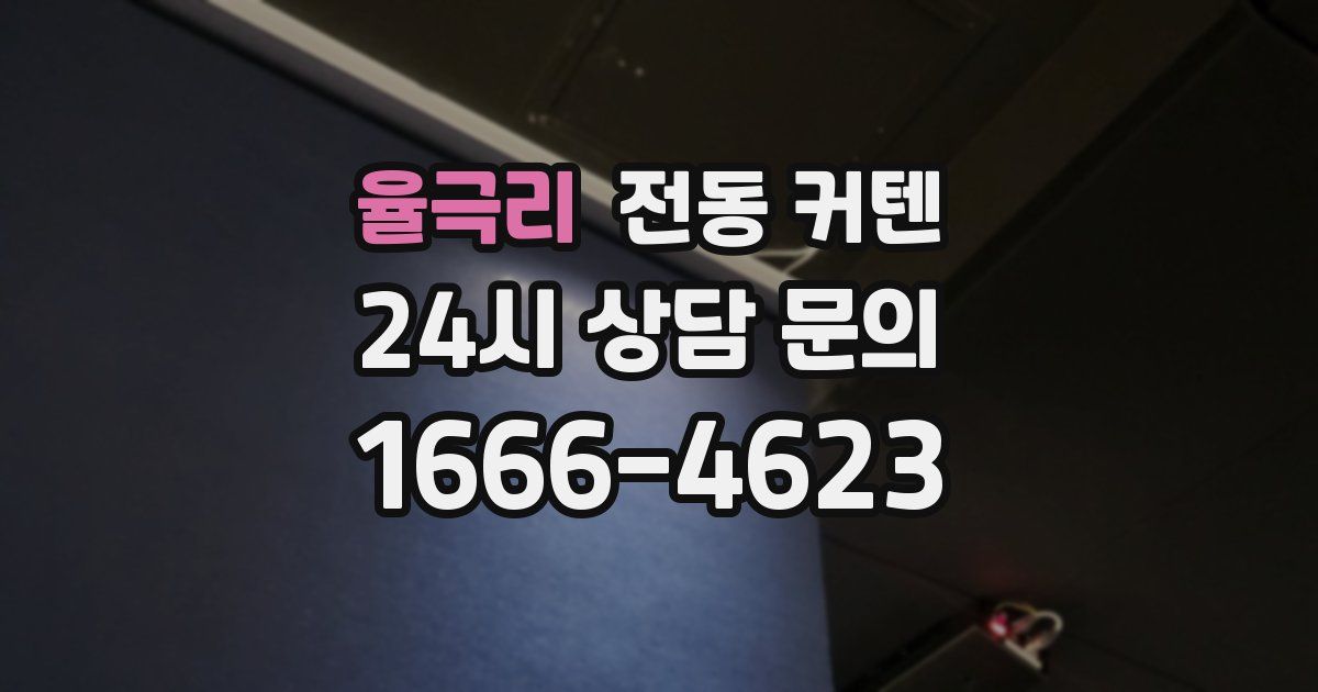 율극리 전동 커텐