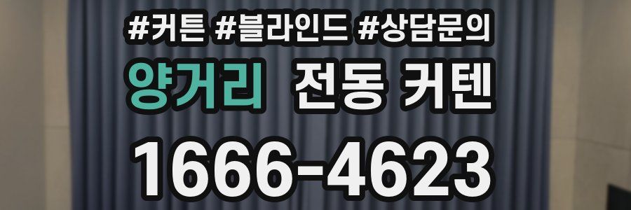 양거리 전동 커텐