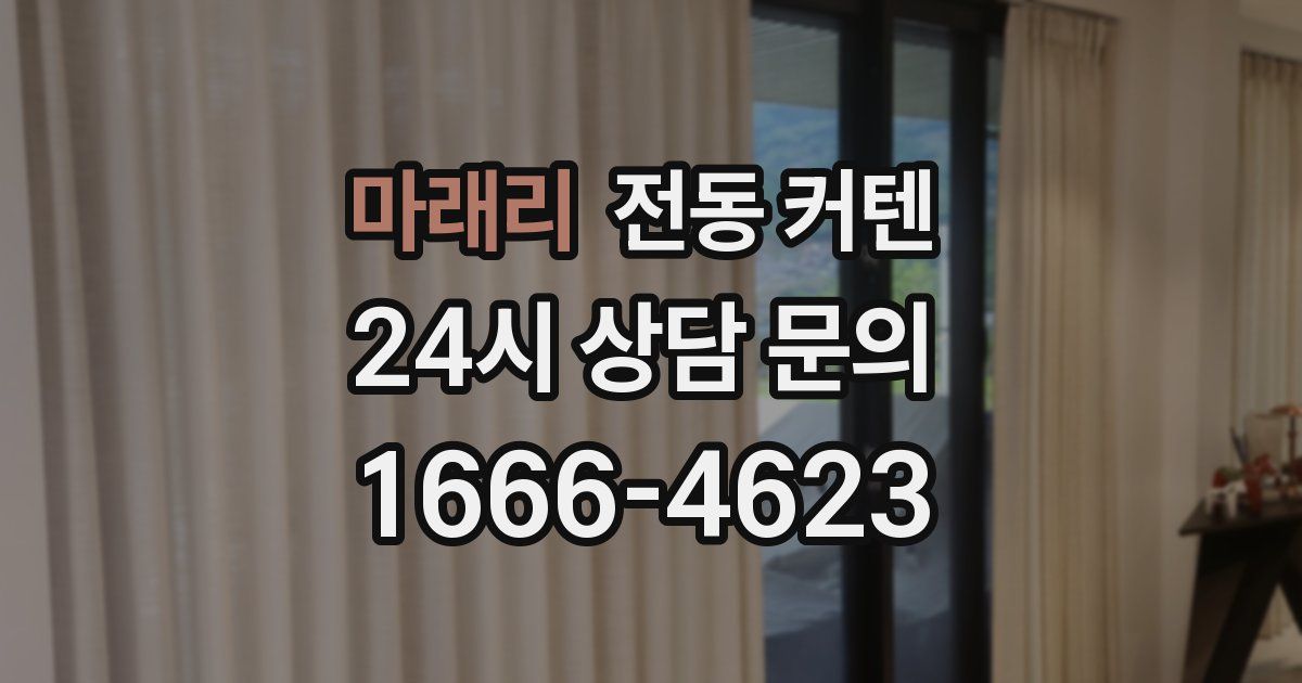마래리 전동 커텐