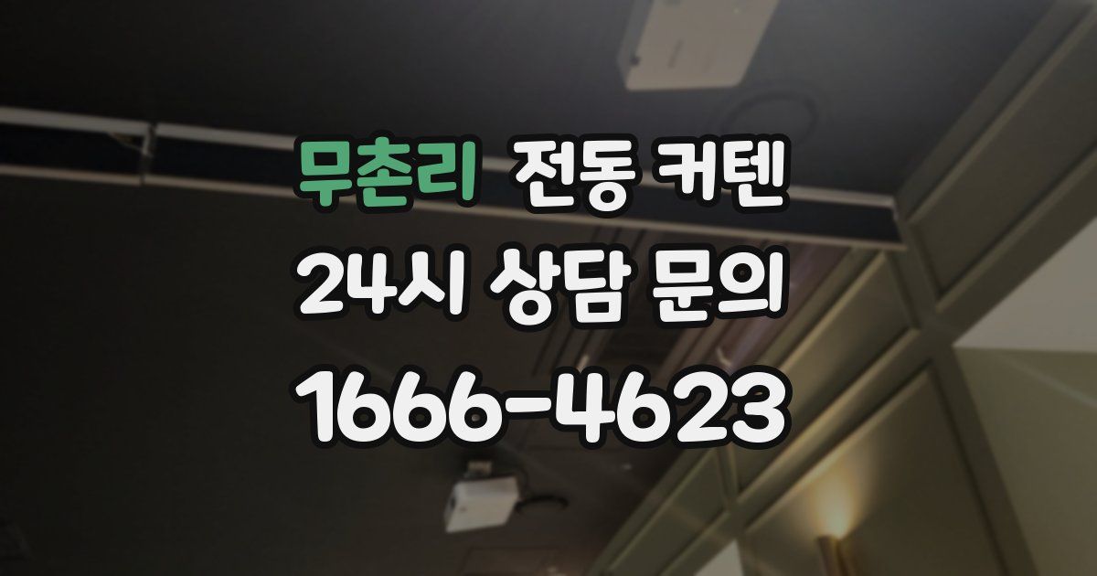 무촌리 전동 커텐