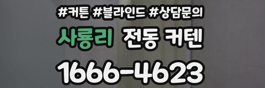 사룡리 전동 커텐