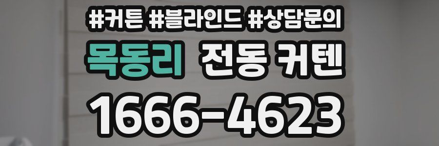 목동리 전동 커텐