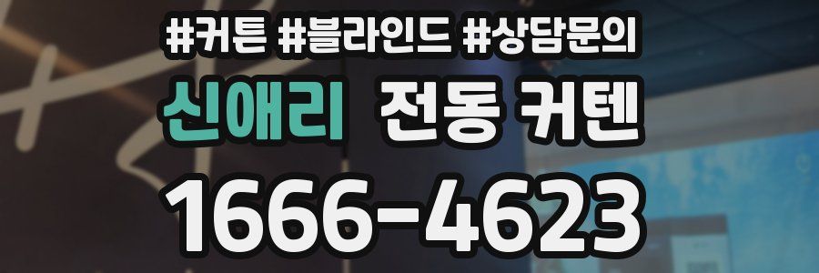 신애리 전동 커텐