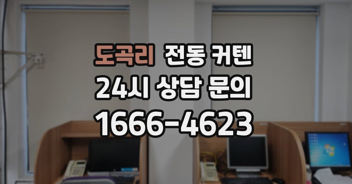 도곡리 전동 커텐