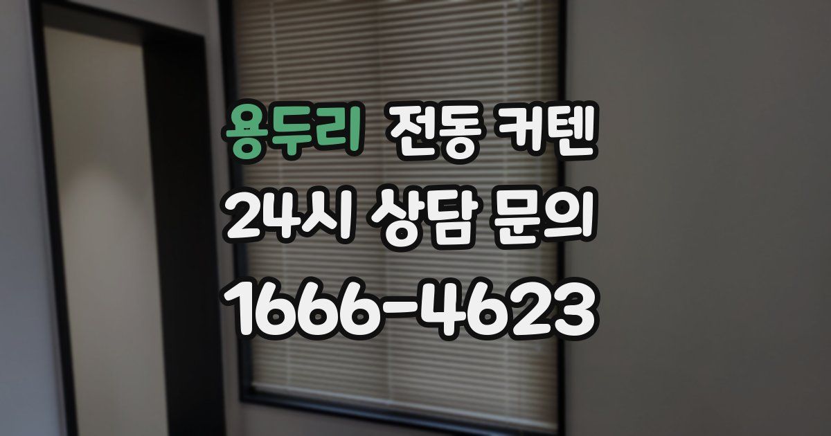 용두리 전동 커텐