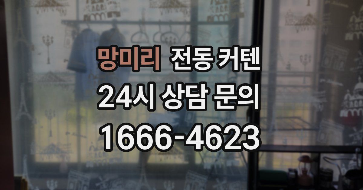 망미리 전동 커텐