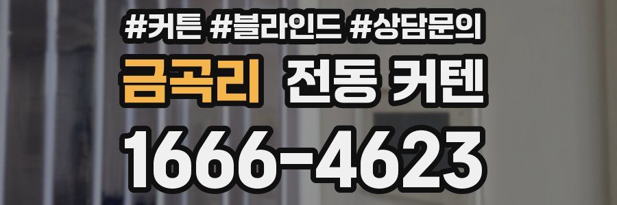 금곡리 전동 커텐