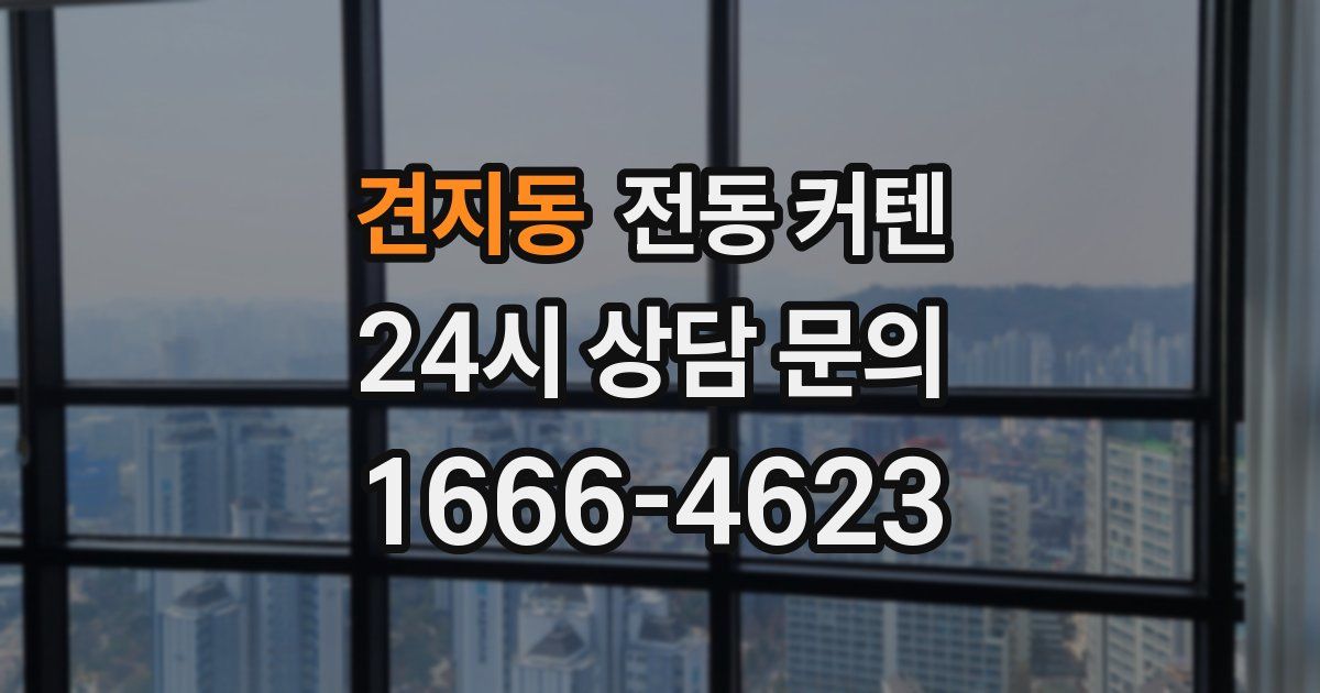 견지동 전동 커텐