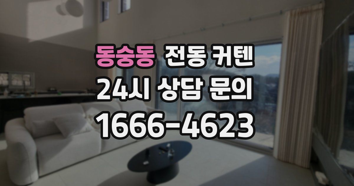 동숭동 전동 커텐