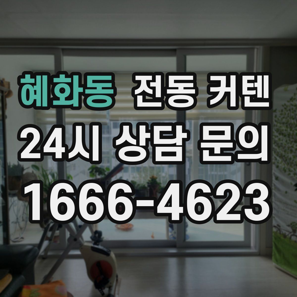 혜화동 전동 커텐