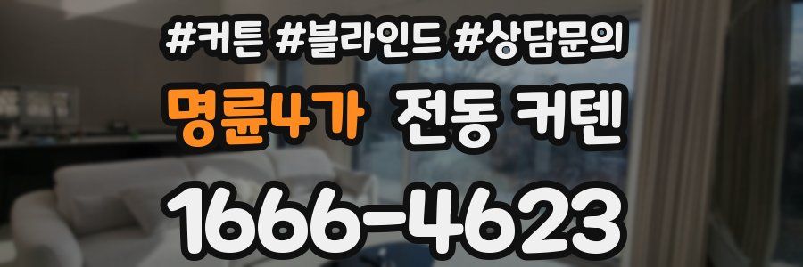 명륜4가 전동 커텐