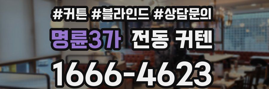 명륜3가 전동 커텐