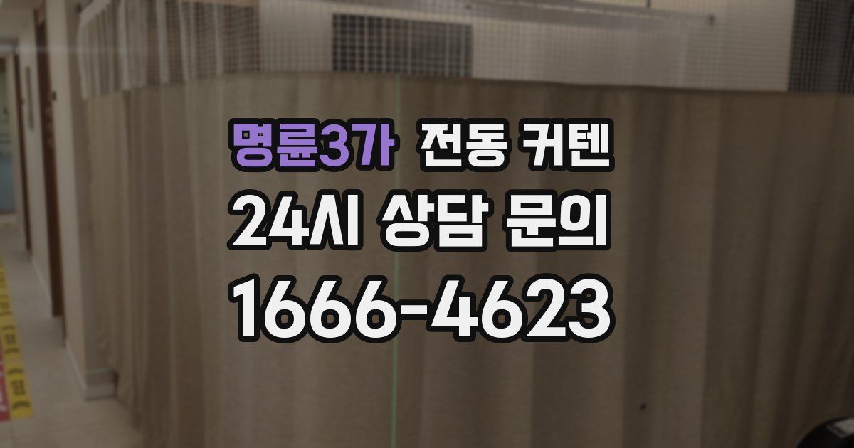 명륜3가 전동 커텐