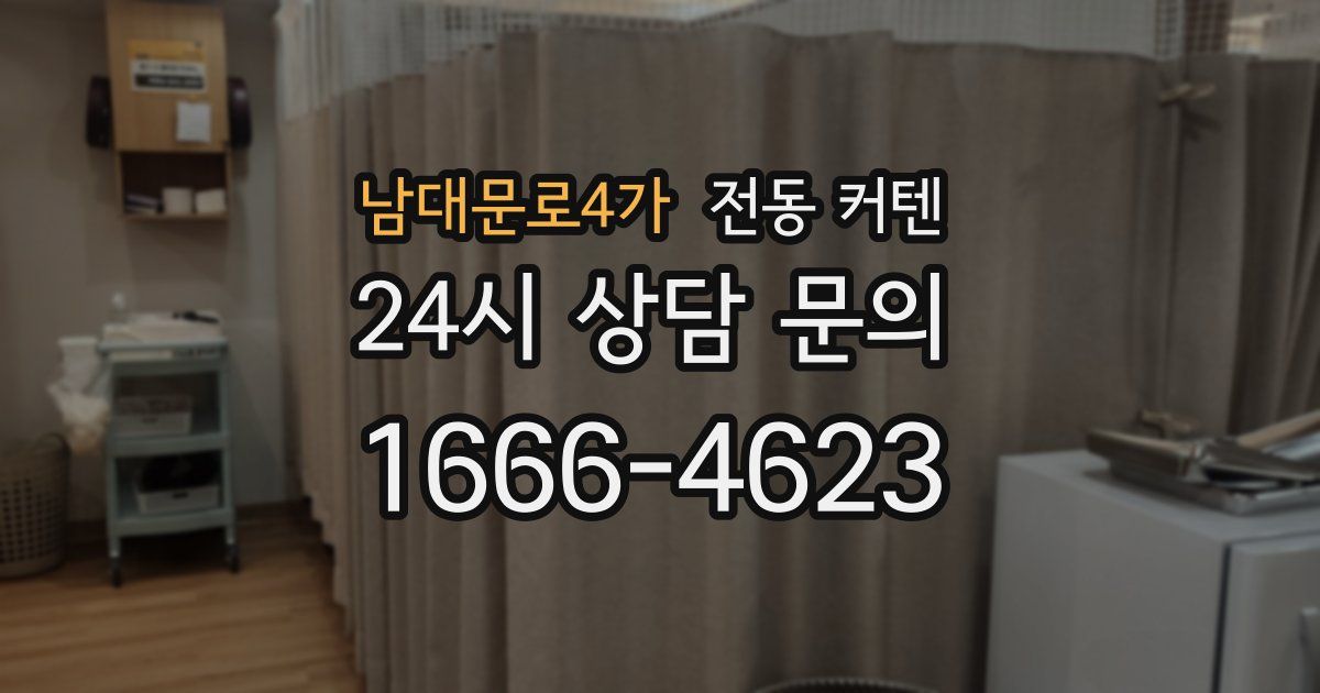남대문로4가 전동 커텐