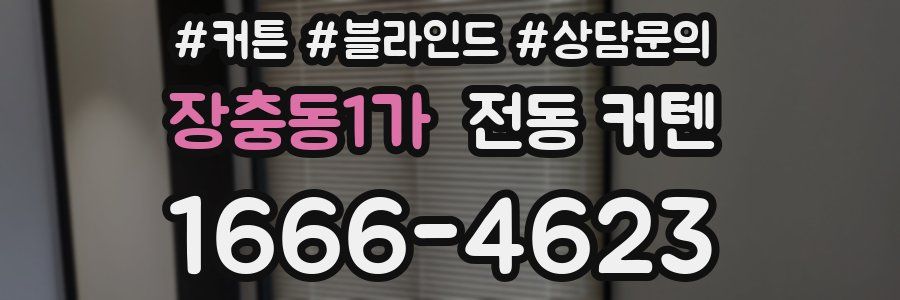 장충동1가 전동 커텐