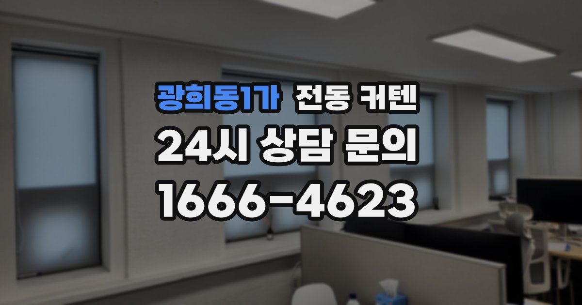 광희동1가 전동 커텐