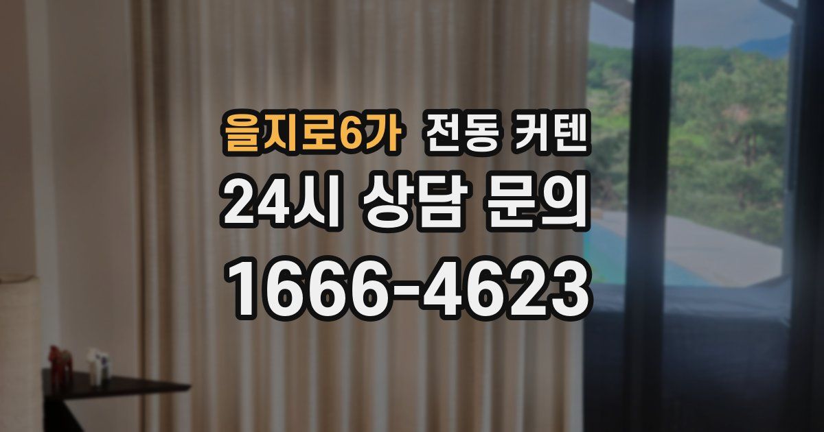 을지로6가 전동 커텐