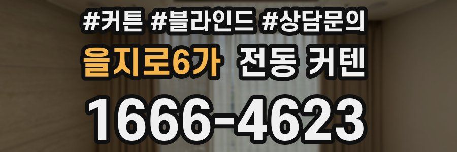 을지로6가 전동 커텐