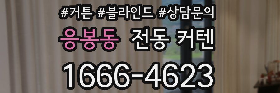 응봉동 전동 커텐