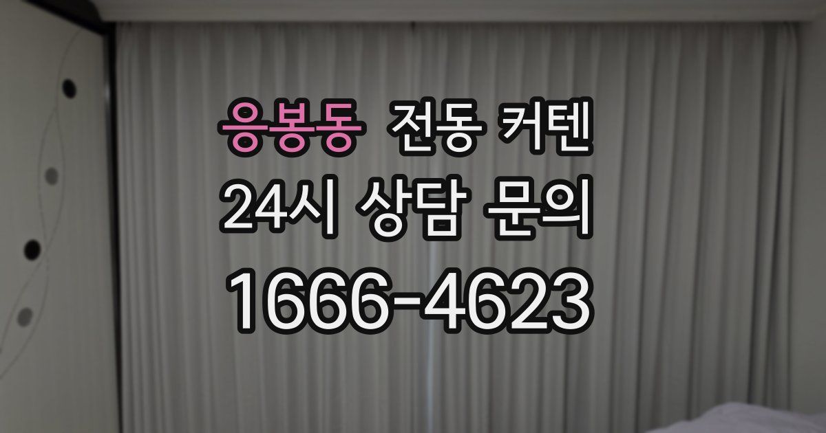 응봉동 전동 커텐