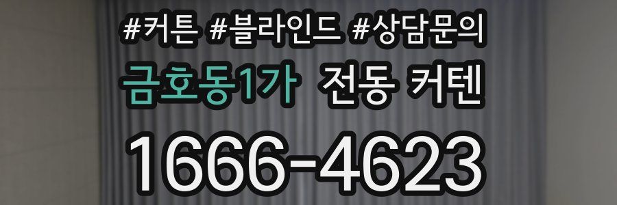 금호동1가 전동 커텐