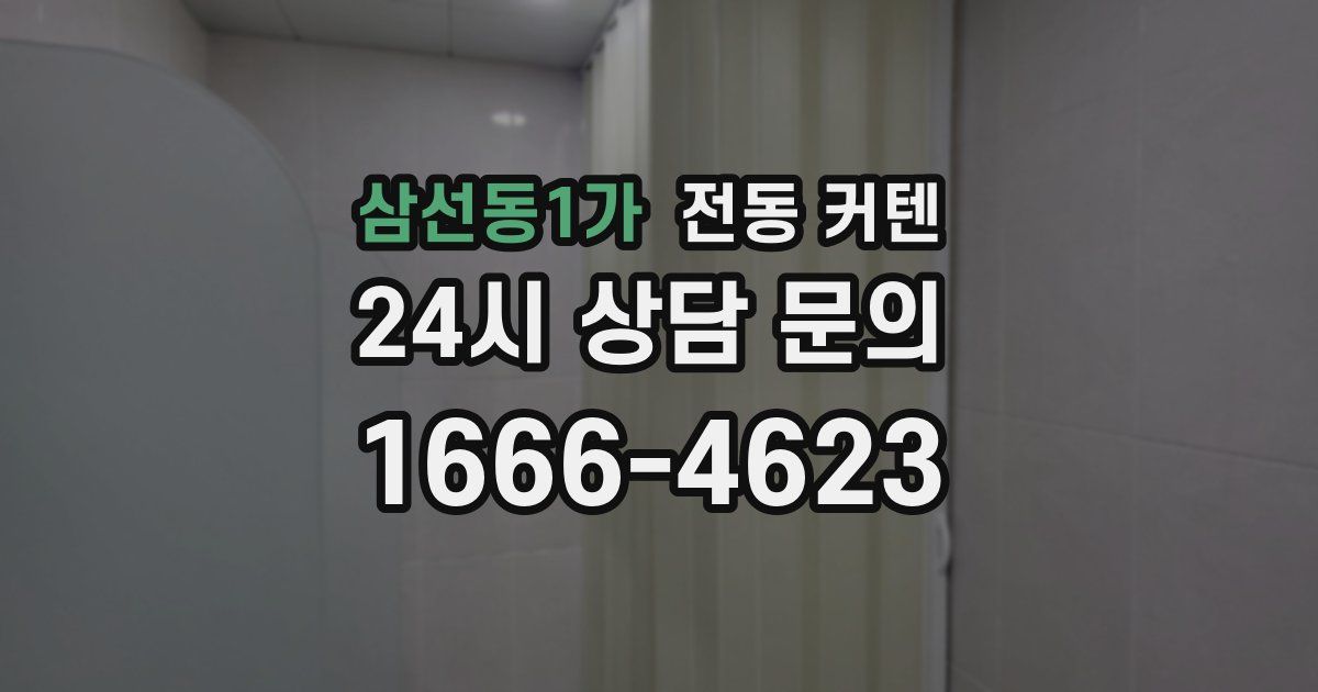 삼선동1가 전동 커텐
