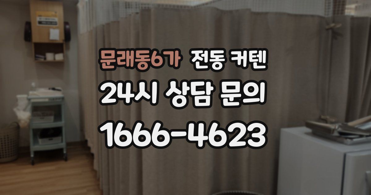 문래동6가 전동 커텐
