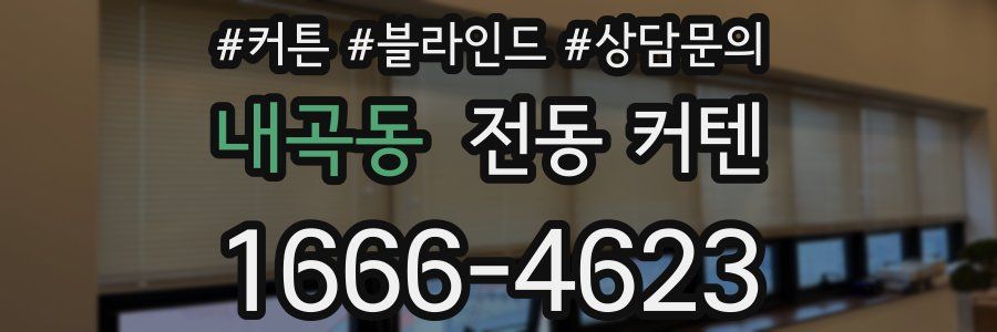 내곡동 전동 커텐