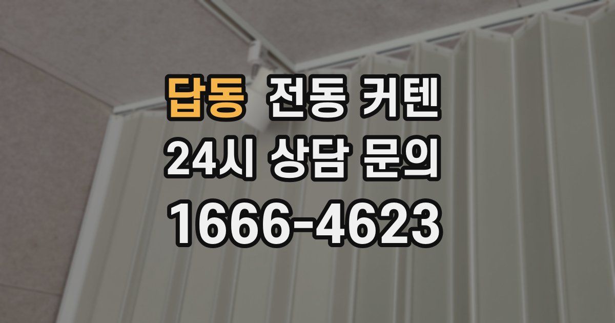 답동 전동 커텐
