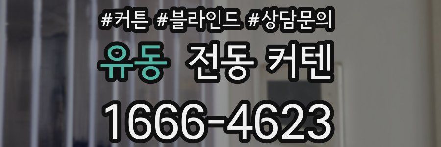 유동 전동 커텐