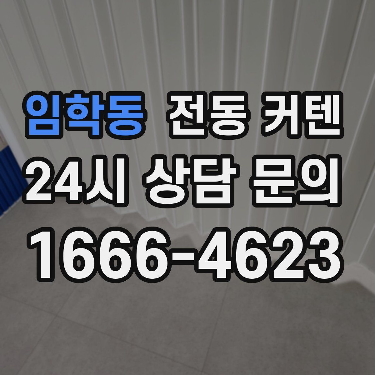 임학동 전동 커텐